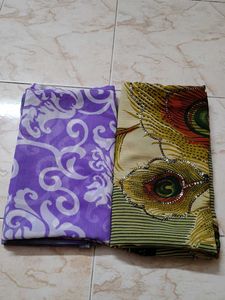 Elegant Sarees - Purple & Green