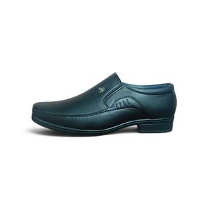 Men's Dark Green Slip-On Formal Shoes