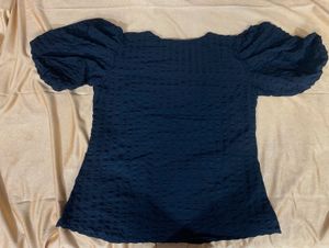 Stylish Black Puff Sleeve Top