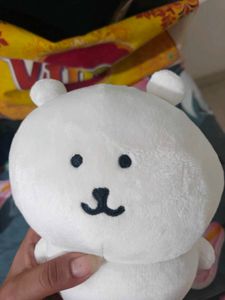 Cute White Bear Plush Toy