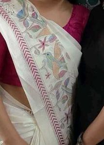 Maroon Textured Kurta