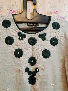 🇳🇿💫🎀Elegant Grey Kurta with green Palazzos