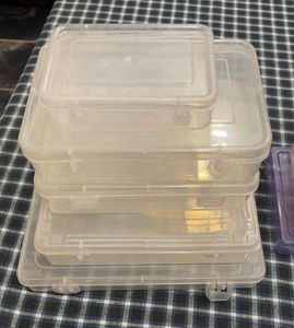 Set of Clear Storage Boxes 10