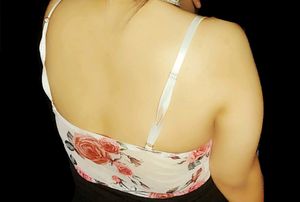 Sheer Floral Print Corset Top