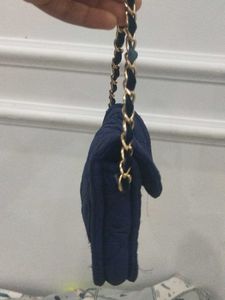 exotic blue Clutch bag