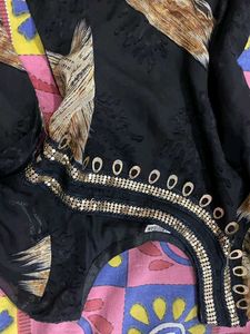 Elegant Black Kurta with Embellishments
