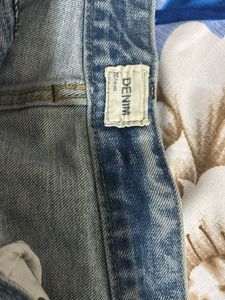 Distressed Denim Shorts