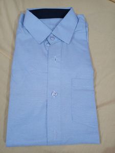 Pure New Sky-blue Formal Shirt