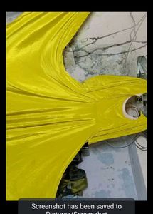 Vibrant Yellow Anarkali Gown