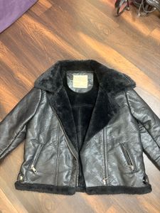 Black Faux Fur Lined Jacket