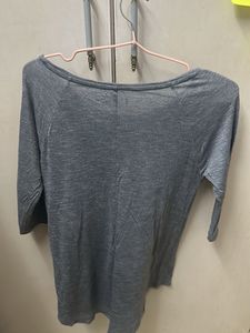 grey colour casual top