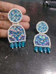 Beaded Statement Earrings
