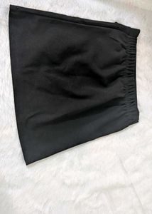 Chic Black Bow Skirt n top