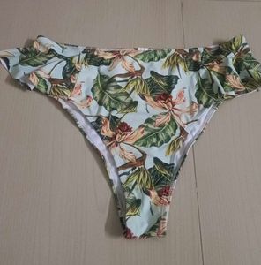 Tropical Floral Bikini Bottom
