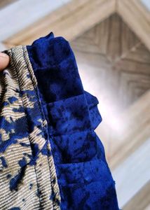 blue kurtha set.