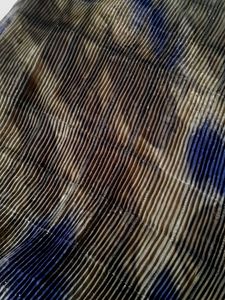 BEAUTIFUL GREEN PLEATED TEXTURED FABRIC