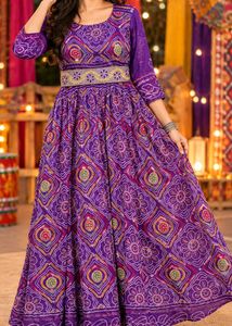 Ethnic beautiful gown for navratri or festive