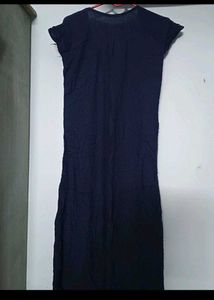 Elegant Navy Blue Dress