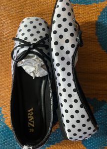 Polka Dot Ballet Flats