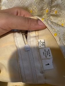 Yellow Kurti Three Piece Set