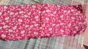 Pink Floral blouse material
