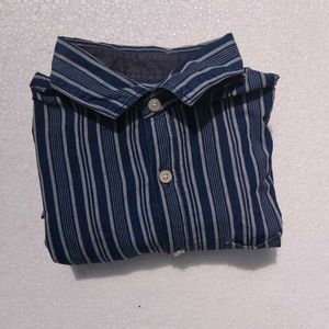 Striped Button-Down Shirt