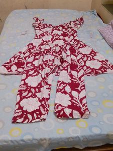 maroon white cord  set teenagers