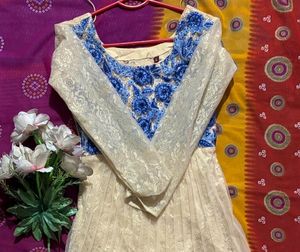 Golden Anarkali Suit For Women
