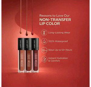 Love Earth Browns Liquid Mousse Matte Lipstick | M