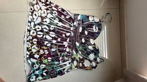 Butterfly Print Mini Dress