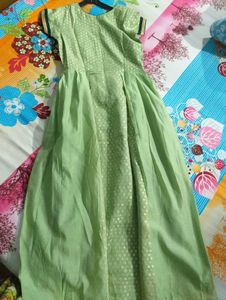 Mint Green Embellished Anarkali Kurta