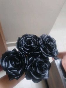 Black Satin Roses