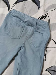Juniors Girl Light Blue Kids Jeggings