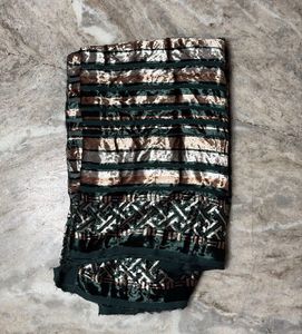 Green Golden Printed Dupatta