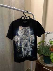 GLOW IN THE DARK White Tiger Graphic Tee