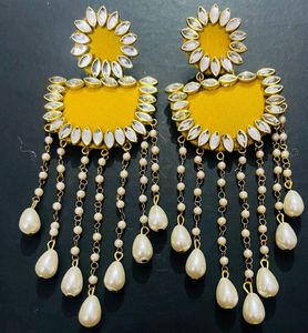 Fancy Party Wear Have Long Size Earrings