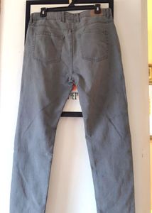 Zudio Jeans Grey Straight Slim Fit Size 32