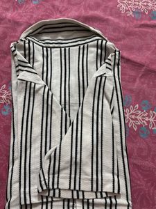 Men's Striped Short Sleeve Shirt