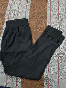 women’s Black Pullover Sweater and pant set