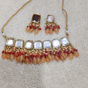 Kundan necklace set
