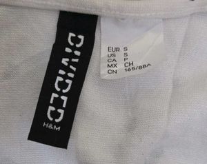 H&amp;M polka square top