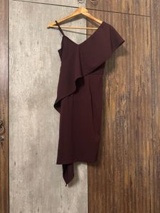 Elegant One-Shoulder Cocktail Dress
