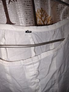 White Cotton kurta set