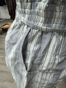 Striped Strapless Romper