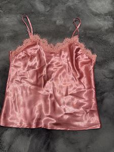Satin Lace Cami Top