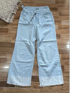 Light Wash Wide Leg Jeans