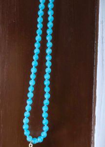 Ocean Blue Beaded Necklace