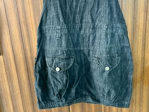 Y2K Denim Button-Up Dress