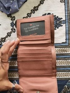 Cute Pink Tri-Fold Wallet