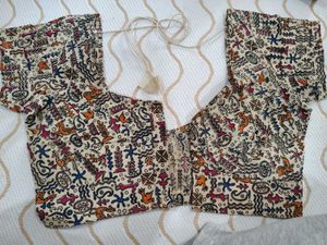 Kalamkari stitched blouse